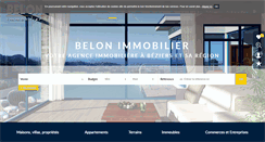 Desktop Screenshot of belonimmobilier.com